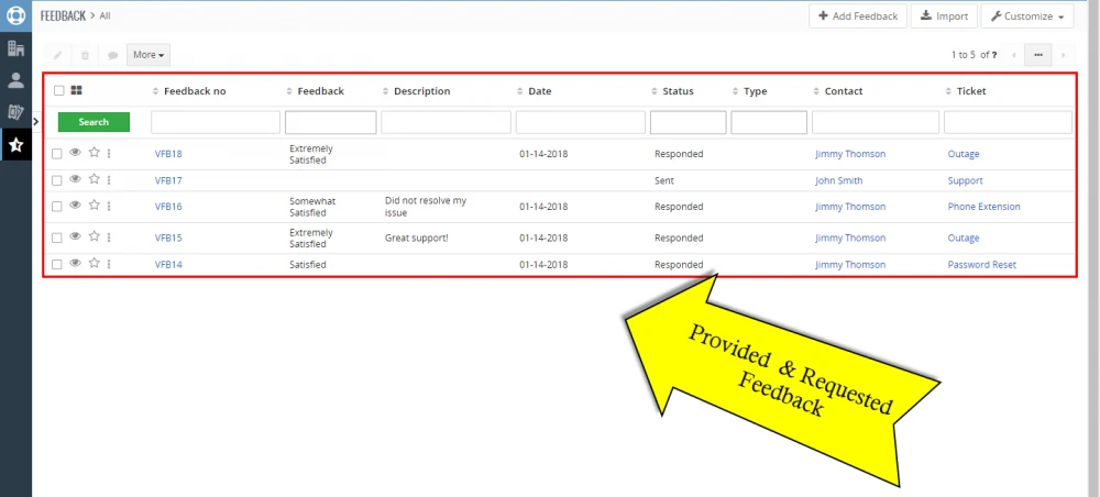 Разработка модуля "Обратная связь"