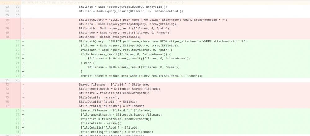 Vtiger Customer Portal - устраняем проблему скачивания нулевого файла